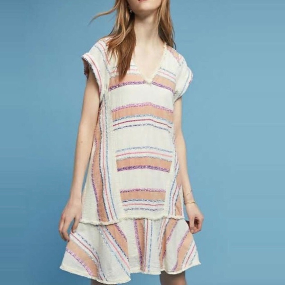 Flirty striped dress from Anthropologie